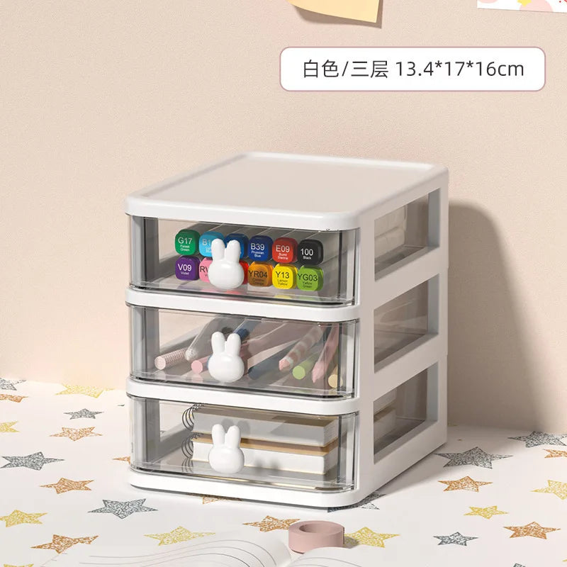 Clear Stackable Multi-Tier Drawer Organizer - 2,3,4 & 5 Tier Storage
