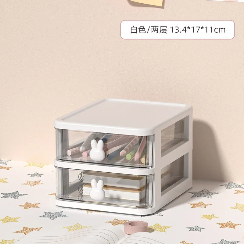 Clear Stackable Multi-Tier Drawer Organizer - 2,3,4 & 5 Tier Storage