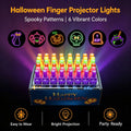 36PCS Halloween LED Finger Lights - Neon Glow Party set