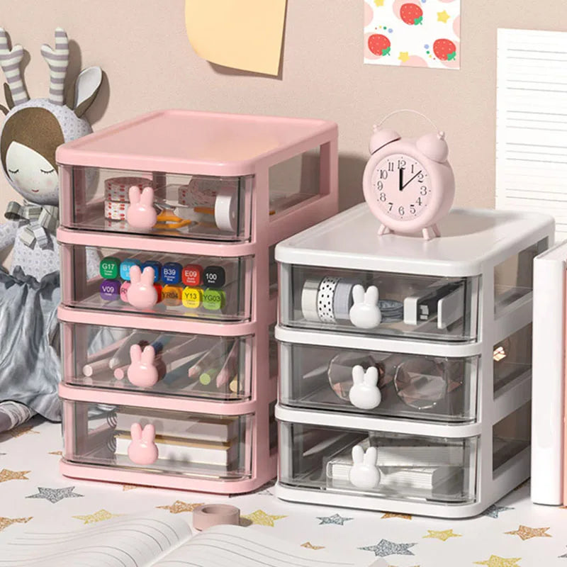 Clear Stackable Multi-Tier Drawer Organizer - 2,3,4 & 5 Tier Storage