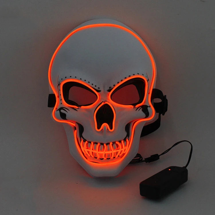 Halloween LED Skull Mask - Light-up Party & Cosplay Mask