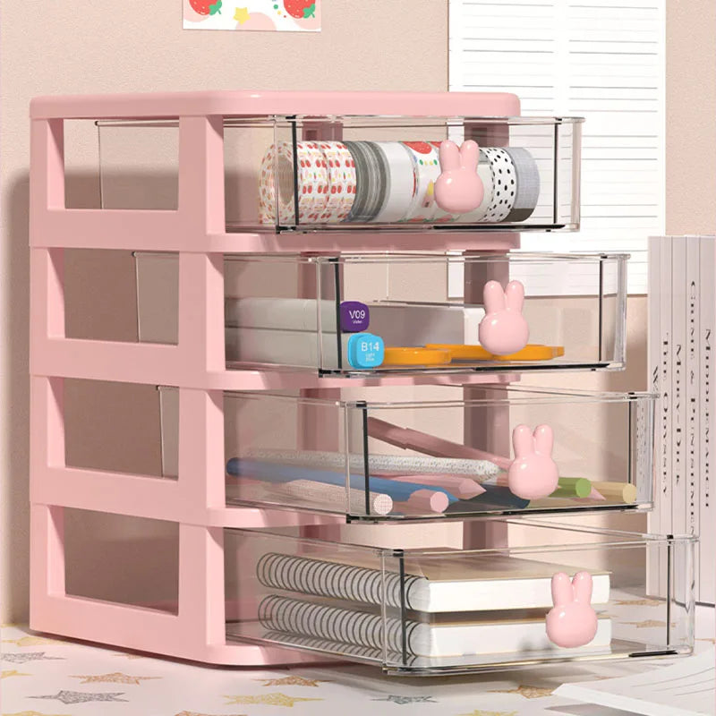 Clear Stackable Multi-Tier Drawer Organizer - 2,3,4 & 5 Tier Storage