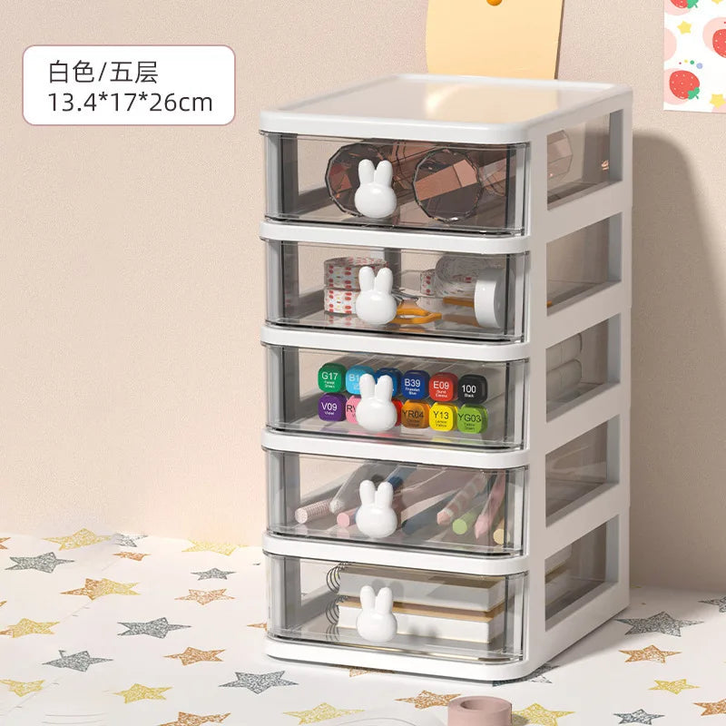 Clear Stackable Multi-Tier Drawer Organizer - 2,3,4 & 5 Tier Storage