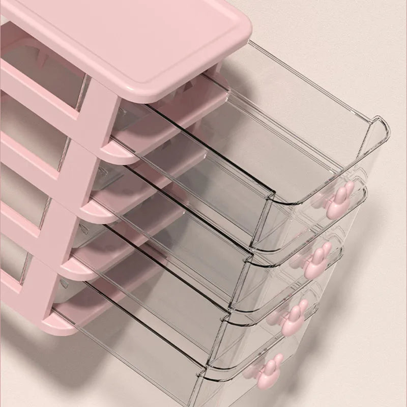 Clear Stackable Multi-Tier Drawer Organizer - 2,3,4 & 5 Tier Storage