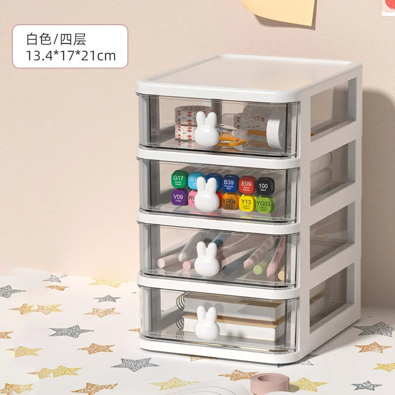 Clear Stackable Multi-Tier Drawer Organizer - 2,3,4 & 5 Tier Storage